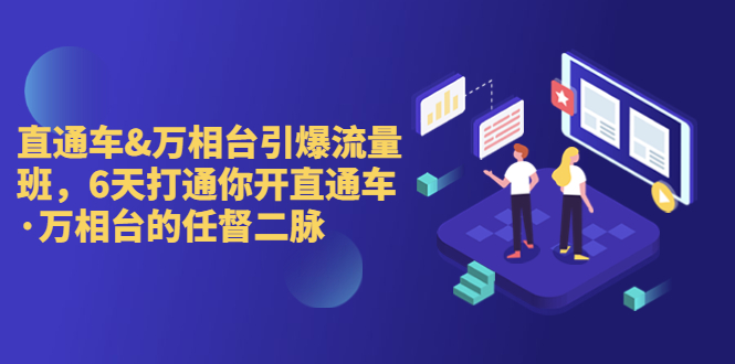 直通车+万相台引爆流量班，6天打通你开直通车·万相台的任督 二脉速创网赚项目-副业赚钱-互联网创业-资源整合速创园