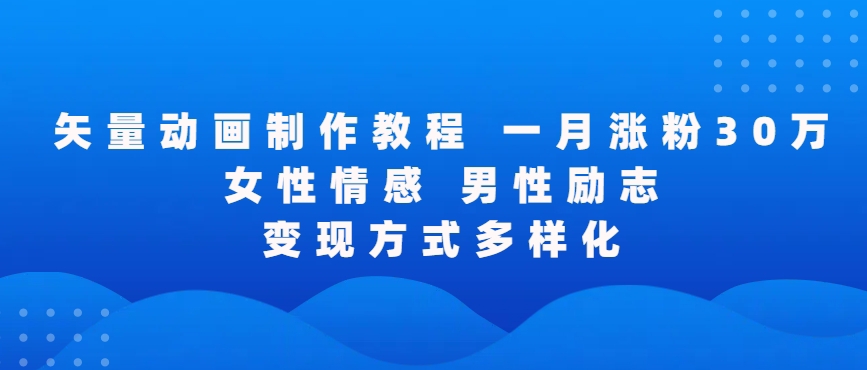 矢量动画制作全过程，全程录屏，让你的作品收获更多点赞和粉丝速创网赚项目-副业赚钱-互联网创业-资源整合速创园