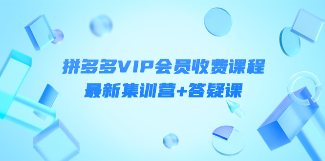 1-239-2.jpg 某社群·拼多多VIP会员收费课程,最新集训营+答疑课-价值3299元