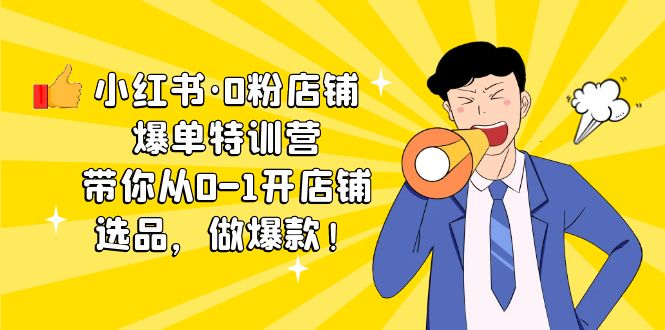 123734i9skl6rwrow62zup-1.jpg 小红书·0粉店铺爆单特训营 带你从0-1开店铺,选品,做爆款(课程+工具包)