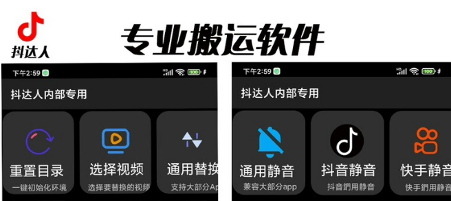 对外收费699抖音傻瓜式一键搬运，起号专用5分钟一个视频《软件+详细教程》速创网赚项目-副业赚钱-互联网创业-资源整合速创园