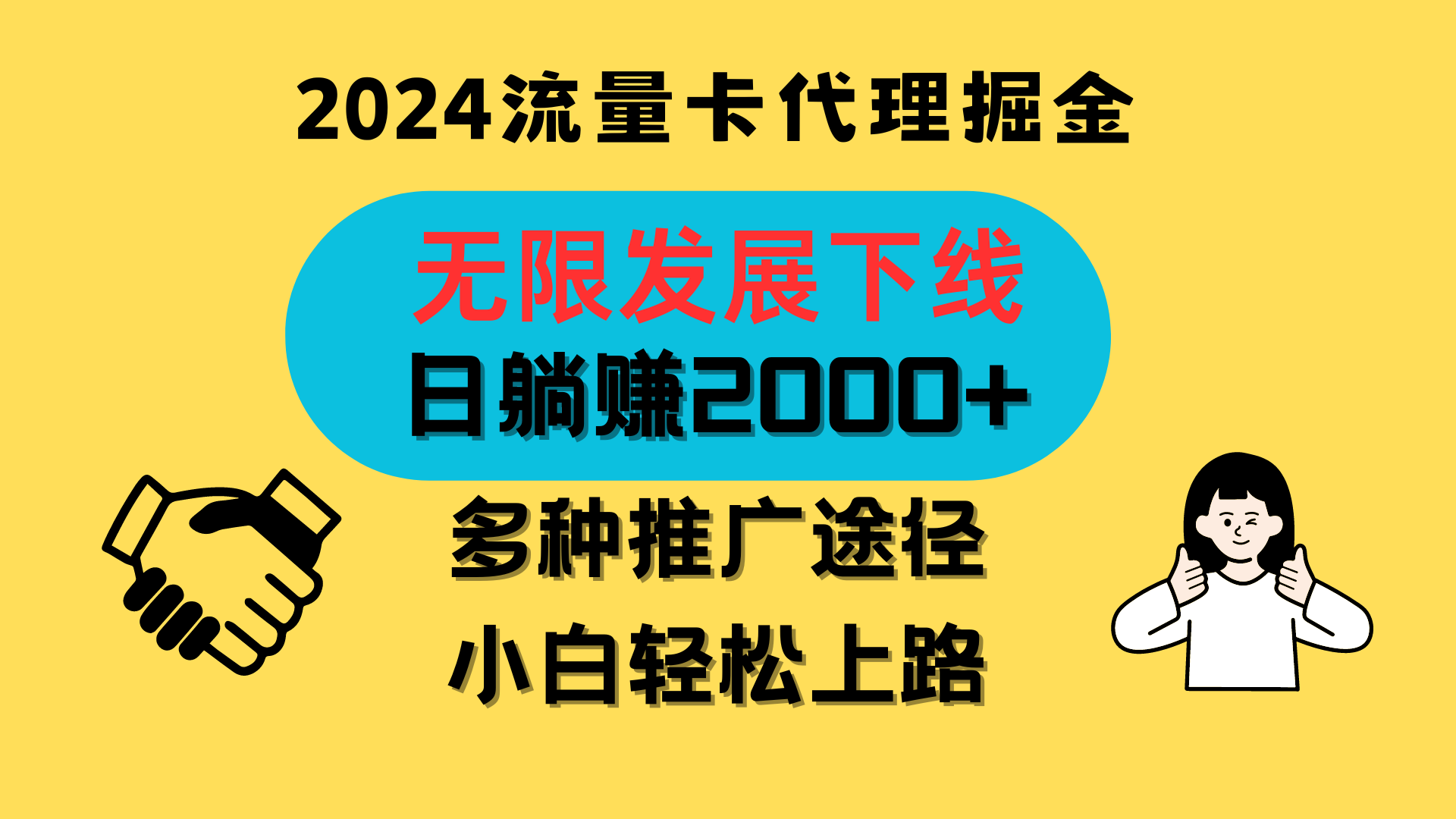 三网流量卡代理招募，无限发展下线，日躺赚2000+，新手小白轻松上路。速创网赚项目-副业赚钱-互联网创业-资源整合速创园
