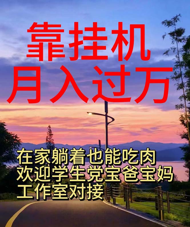 （10838期）靠挂机，日入1000+，躺着也能吃肉，适合宝爸宝妈学生党工作室，电脑手…速创网赚项目-副业赚钱-互联网创业-资源整合速创园