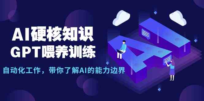 （9425期）AI硬核知识-GPT喂养训练，自动化工作，带你了解AI的能力边界（10节课）速创网赚项目-副业赚钱-互联网创业-资源整合速创园